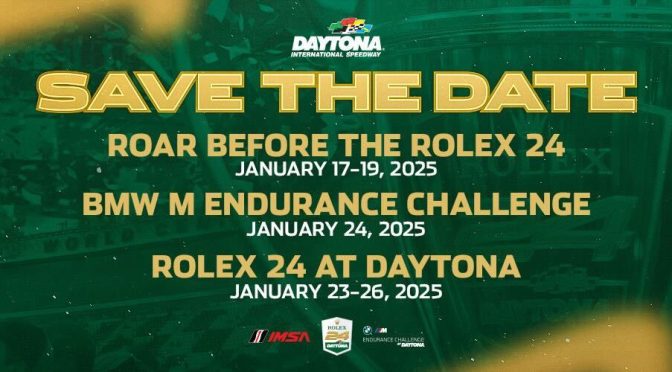 Featured image for 2025 Rolex 24 At DAYTONA Dates Announced