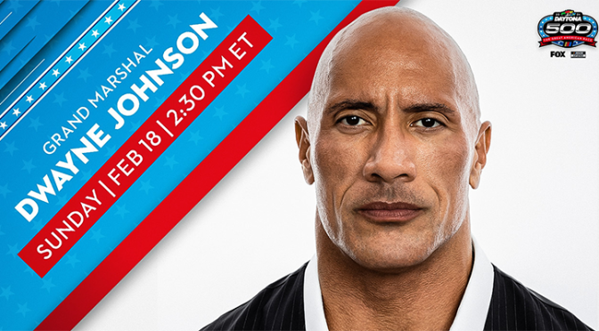Featured image for Dwayne The Rock Johnson Named Grand Marshal for DAYTONA 500