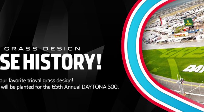 Featured image for Knack for Art? Cast Your Vote Now for Iconic DAYTONA 500 Trioval Grass Design That Will be Showcased Next February