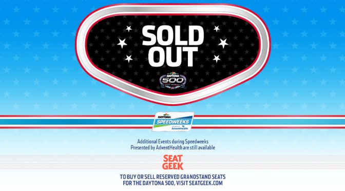 Featured image for DAYTONA 500 Grandstand Seating, Camping Sold Out for  65th Running of NASCARs Season Opener