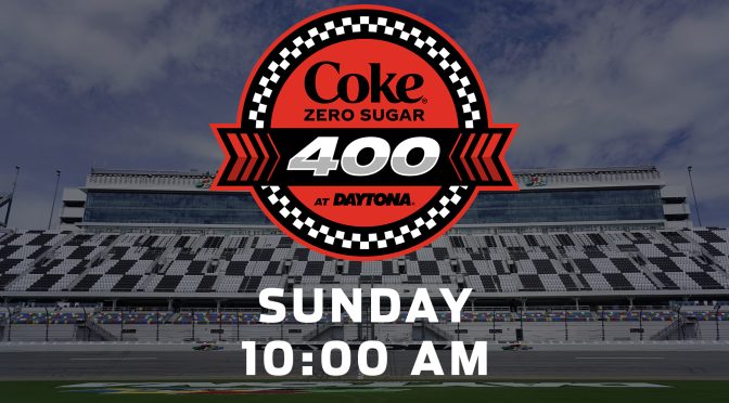 Featured Image for Coke Zero Sugar 400 at Daytona Postponed to Sunday (Aug. 28) at 10:00 a.m. ET