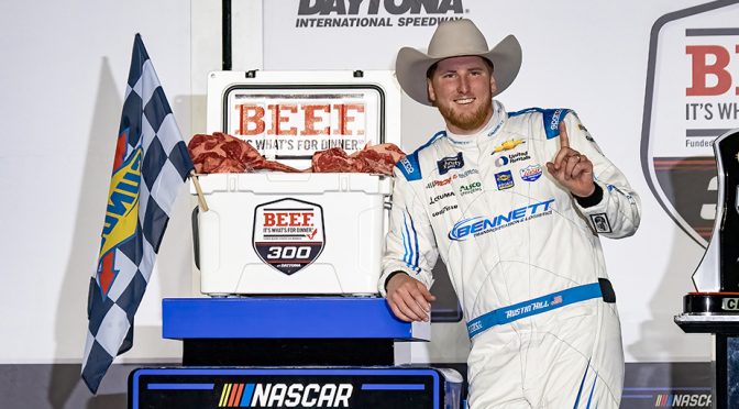 Featured Image for Beef. Its Whats For Dinner. 300 Returns to Daytona International Speedway for 2023 NASCAR Xfinity Series Season-Opener