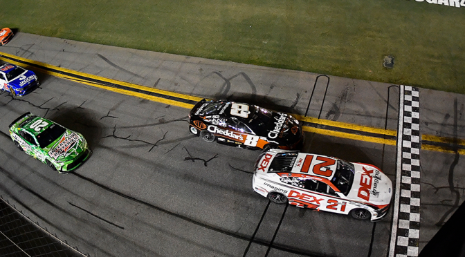 Featured image for Harrison Burton posts first Cup Series victory at Daytona