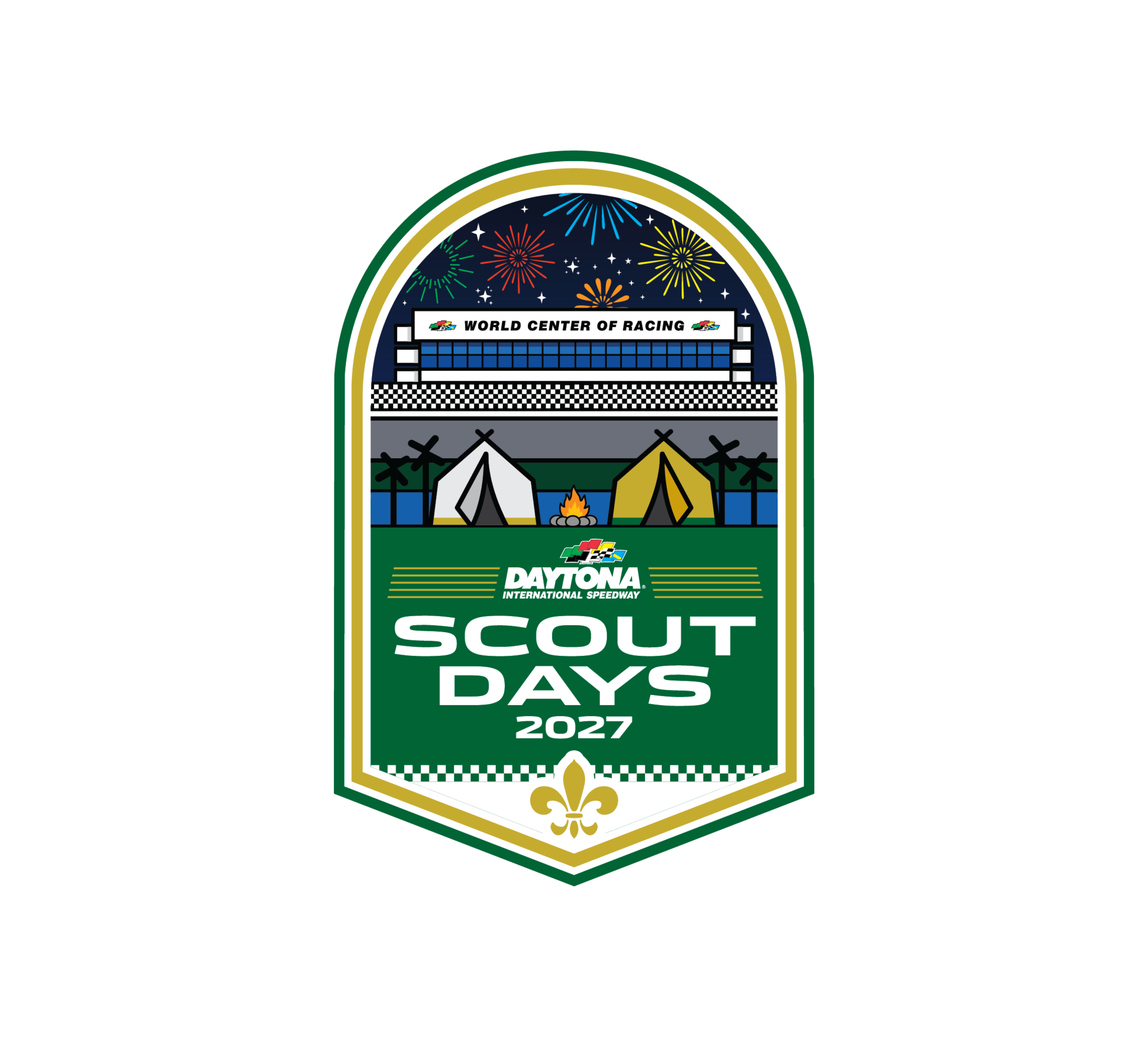 Daytona International Speedway Scout Days 2027 Logo