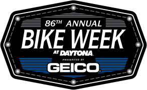 BIKE WEEK AT DAYTONA PRESENTED BY GEICO logo